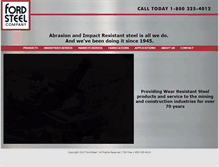 Tablet Screenshot of fordsteel.com